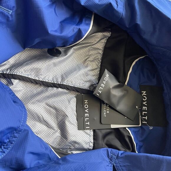 NOVELTI Rain Jacket Royal Blue NEW - Picture 3 of 4